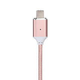 Maxbell Magnetic Cable Micro USB Cable Wire Metal Charger Data Charging For Type-c Rose Gold
