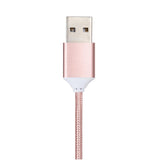 Maxbell Magnetic Cable Micro USB Cable Wire Metal Charger Data Charging For Type-c Rose Gold