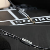 Maxbell 3.5mm to 2.5mm Cable with Mic Replacement for Sol Republic Headphone Black