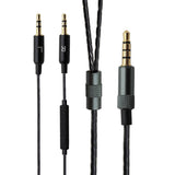 Maxbell 3.5mm to 2.5mm Cable with Mic Replacement for Sol Republic Headphone Black