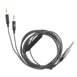 Maxbell 3.5mm to 2.5mm Cable with Mic Replacement for Sol Republic Headphone Black