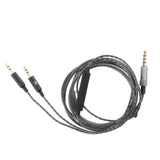 Maxbell 3.5mm to 2.5mm Cable with Mic Replacement for Sol Republic Headphone Black