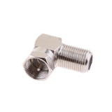 Maxbell 5X 90 Degree Right Angle Gold F RG6 RG59 Coaxial Coax Connector Adapter