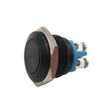 Maxbell DC 12V 16mm 5/8" Metal Self-Return Momentary Action Push Button Switch  for Car Home DIY