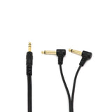 Maxbell 1/4 inch  6.35mm TRS Stereo Plug Male to Dual 1/4" 6.35mm TS Mono Plug Male Stereo Audio Patch Cable / Gold Plated Plug / OFC Pure Copper Wire - 4.9 Feet (1.5 Meters)