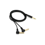 Maxbell 1/4 inch  6.35mm TRS Stereo Plug Male to Dual 1/4" 6.35mm TS Mono Plug Male Stereo Audio Patch Cable / Gold Plated Plug / OFC Pure Copper Wire - 4.9 Feet (1.5 Meters)