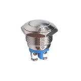 Maxbell 16mm 5/8" Metal Momentary Push Button Switch 3A/250V AC SPST 1NO Industrial Car Switch