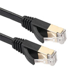 Max RJ45 Ultra-thin Flat Patch CAT7 SSTP Ethernet 10Gbps LAN Network Cable 5m