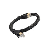 Max RJ45 Ultra-thin Flat Patch CAT7 SSTP Ethernet 10Gbps LAN Network Cable 5m