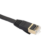 Max RJ45 Ultra-thin Flat Patch CAT7 SSTP Ethernet 10Gbps LAN Network Cable 5m