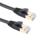 Max RJ45 Ultra-thin Flat Patch CAT7 SSTP Ethernet 10Gbps LAN Network Cable 5m
