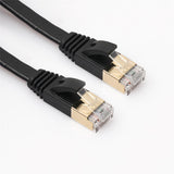 Max RJ45 Ultra-thin Flat Patch CAT7 SSTP Ethernet 10Gbps LAN Network Cable 5m