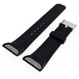 Max Silicone Gel Wrist Band Replacement Strap for Samsung Gear Fit2 Watch Black