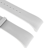 Max Silicone Gel Wrist Band Replacement Strap for Samsung Gear Fit2 Watch White