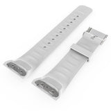 Max Silicone Gel Wrist Band Replacement Strap for Samsung Gear Fit2 Watch White