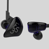 Maxbell KZ ES3 Armature+Dynamic Hybrid Dual Driver Earphones In-Ear Earbuds Purple
