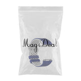 Maxbell Soft Silicone Strap Band Sport Bracelet for Ionic Smart Watch Blue-White