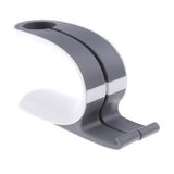 Maxbell 2 in 1 Desktop Station Charging Dock Holder for Apple iPhone iWatch Grey