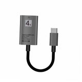 Maxbell USB-C Type C USB 3.1 to HDMI 4k 2k HDTV Cable for Galaxy S8 S8+ Plus gray
