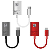 Max Aluminium USB Type C Male to HDMI 1080P HD HDTV Convert Cable Adapter Red