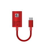 Max Aluminium USB Type C Male to HDMI 1080P HD HDTV Convert Cable Adapter Red