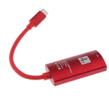 Max Aluminium USB Type C Male to HDMI 1080P HD HDTV Convert Cable Adapter Red