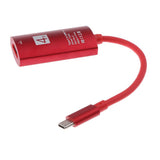Max Aluminium USB Type C Male to HDMI 1080P HD HDTV Convert Cable Adapter Red