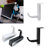Maxbell Headphone Headset Hanger Holder Wall PC Monitor Stand Hook Sticky Black