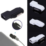 Maxbell Micro USB to Magnetic Charger Adapter for Sony Xperia Z1 Z2 Z3 Compact white