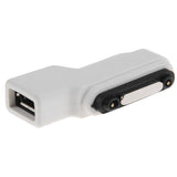Maxbell Micro USB to Magnetic Charger Adapter for Sony Xperia Z1 Z2 Z3 Compact white