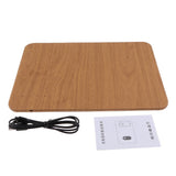 Maxbell QI Wireless Fast Charger Mouse Pad for iPhone X 8 7 Plus Galaxy S7/S8+ Brown