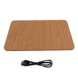 Maxbell QI Wireless Fast Charger Mouse Pad for iPhone X 8 7 Plus Galaxy S7/S8+ Brown