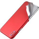 Max Cell Phone Back Skin Sticker Back Ice Film Wrap PVC Protection Cover Red