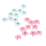 Max 20pcs Cherry Folwer Stickers Decals Decors DIY Accessories for iPhone iPad