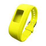 Max Wrist Band with Buckle Replacement Strap for Garmin Vivofit 3 Watch Yellow