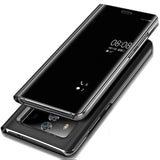 Max Slim Plated Mirror Smart View Flip Phone Case Cover For Samsung S9 plus
