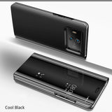 Max Slim Plated Mirror Smart View Flip Phone Case Cover For Samsung S9 plus