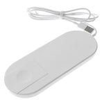 Max Two in One Desktop Wireless Charging Pad Station for Apple Watch Series 2/3 iPhone X/8/8 Plus Samsung Android