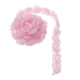 Max Cute Rose Flower Strap Charms for cell phone decorations, clothes pink