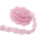 Max Cute Rose Flower Strap Charms for cell phone decorations, clothes pink