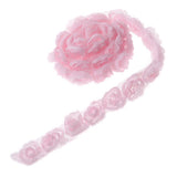 Max Cute Rose Flower Strap Charms for cell phone decorations, clothes pink