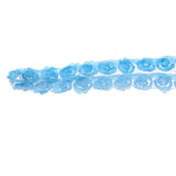 Max Cute Rose Flower Strap Charms for cell phone decorations, clothes blue