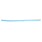 Max Cute Rose Flower Strap Charms for cell phone decorations, clothes blue
