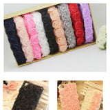 Max Cute Rose Flower Strap Charms for cell phone decorations, clothes blue