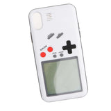 Max Phone Case Back Cover for Tetris Game Player iPhone X white