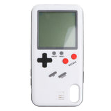 Max Phone Case Back Cover for Tetris Game Player iPhone X white