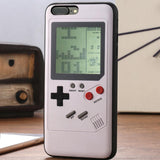 Max Phone Case Back Cover for Tetris Game Player iPhone X white