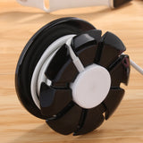 Max Portable Cable Winder Charge Dock Case Accessory For Apple Watch black