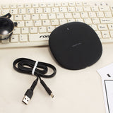 Max QI Wireless Fast Charger 10W Pad for Samsung S8 S9 iPhone X iPhone 8 Black