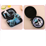 Max Data Cable Earphone Charger Protection Kit with Box for iPhone 6 7 8 X Blue